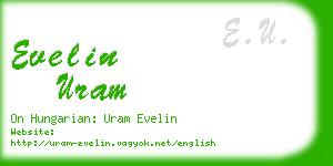 evelin uram business card